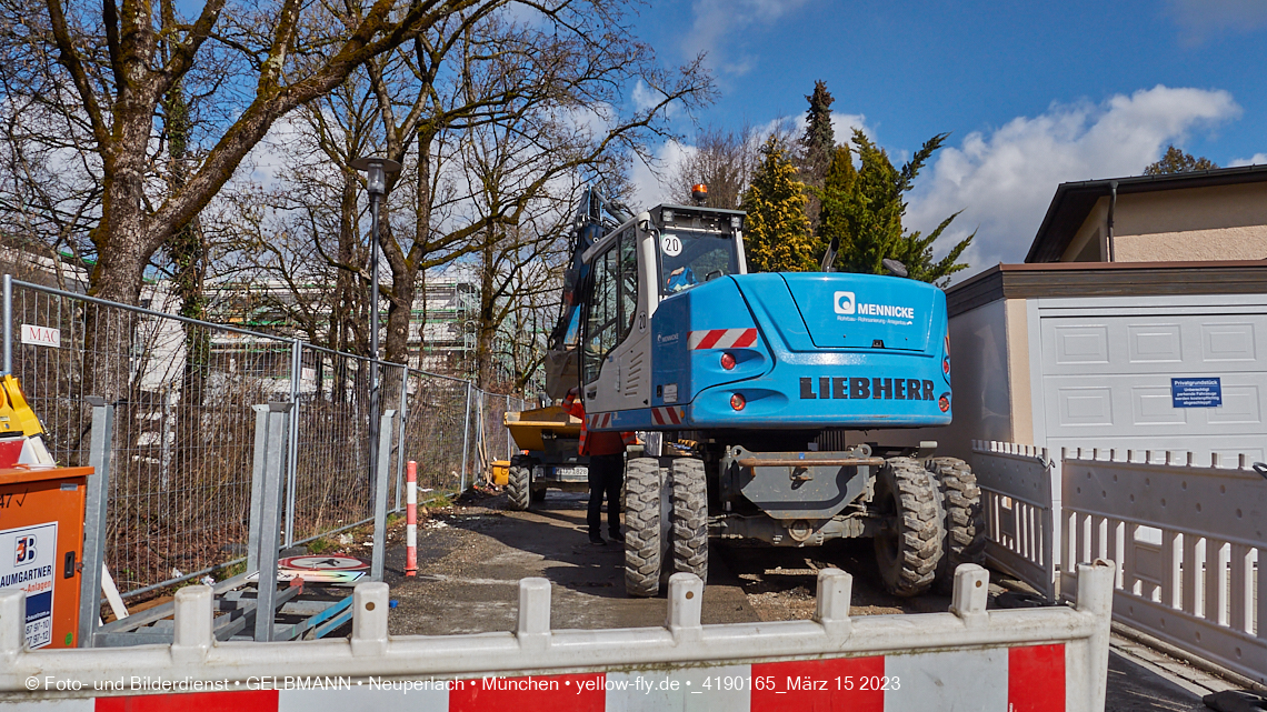 15.03.2023 - Fernwärme und Rohrverlegung an der Grundschule in Neuperlach